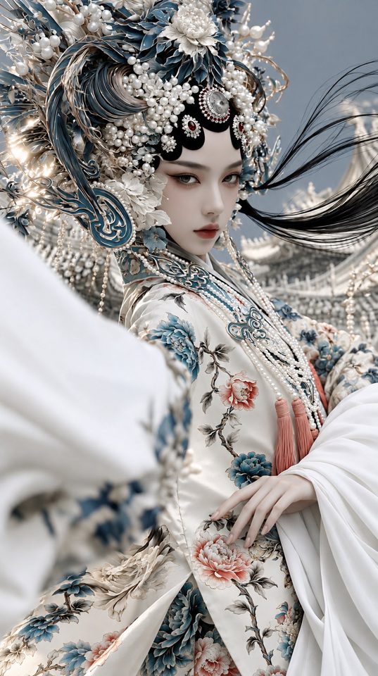 京剧青衣 — AI image by Zidan 子丹