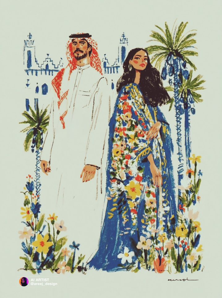 在你之中绽放 — AI image by 🇸🇦 AREEJ AlTHAQAFI