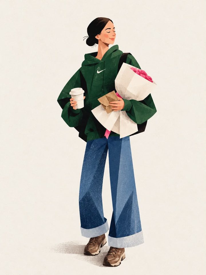 街头编辑插画 — AI image by K