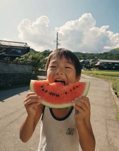 夏日的少年 — AI video by AI社員研究所｜どこまで任せられる？