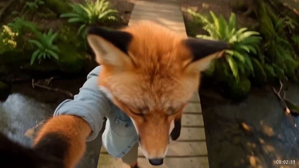 狐狸的溪边vlog — AI video by Mr Das