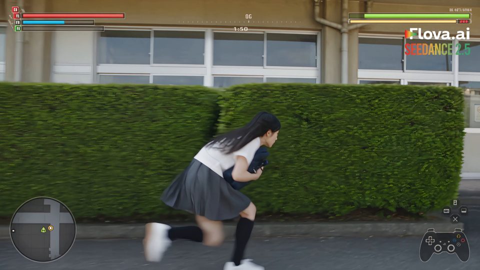 潜入教室 — AI video by TSUBAKI