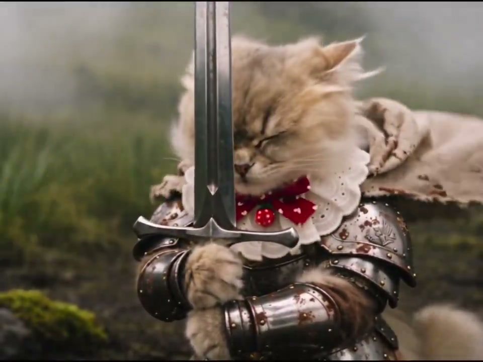 骑士猫万剑归宗 — AI video by 探路AI