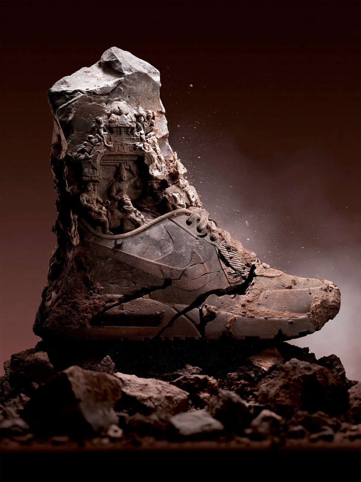 Carved Desert Monoliths — AI image 3