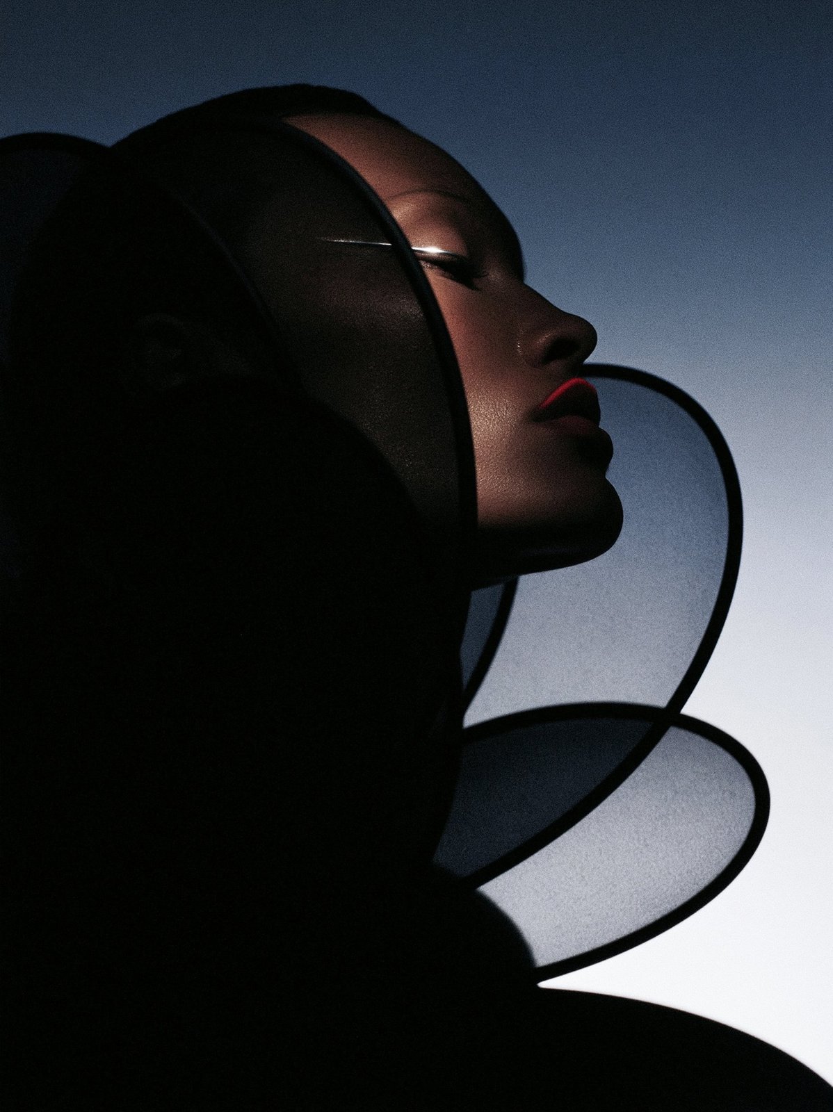 Sculptural Monochrome Portraits — AI image 4