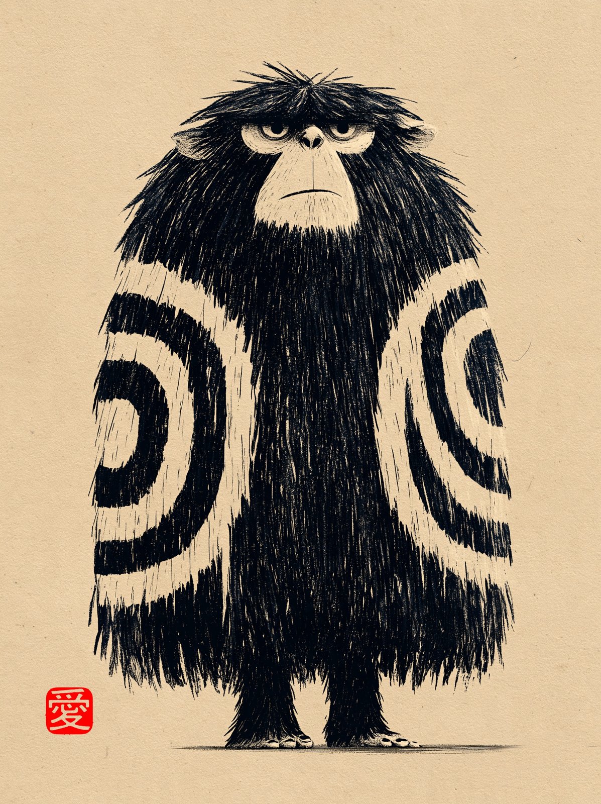 Woodcut Troll — AI image 3