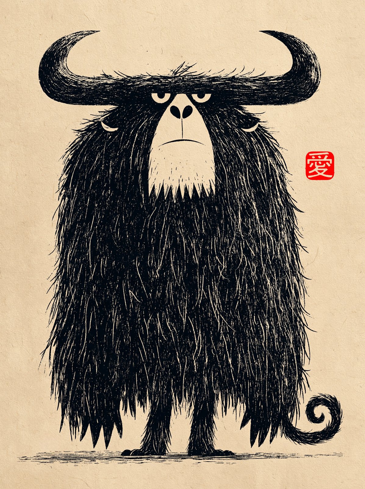 Woodcut Troll — AI image 4