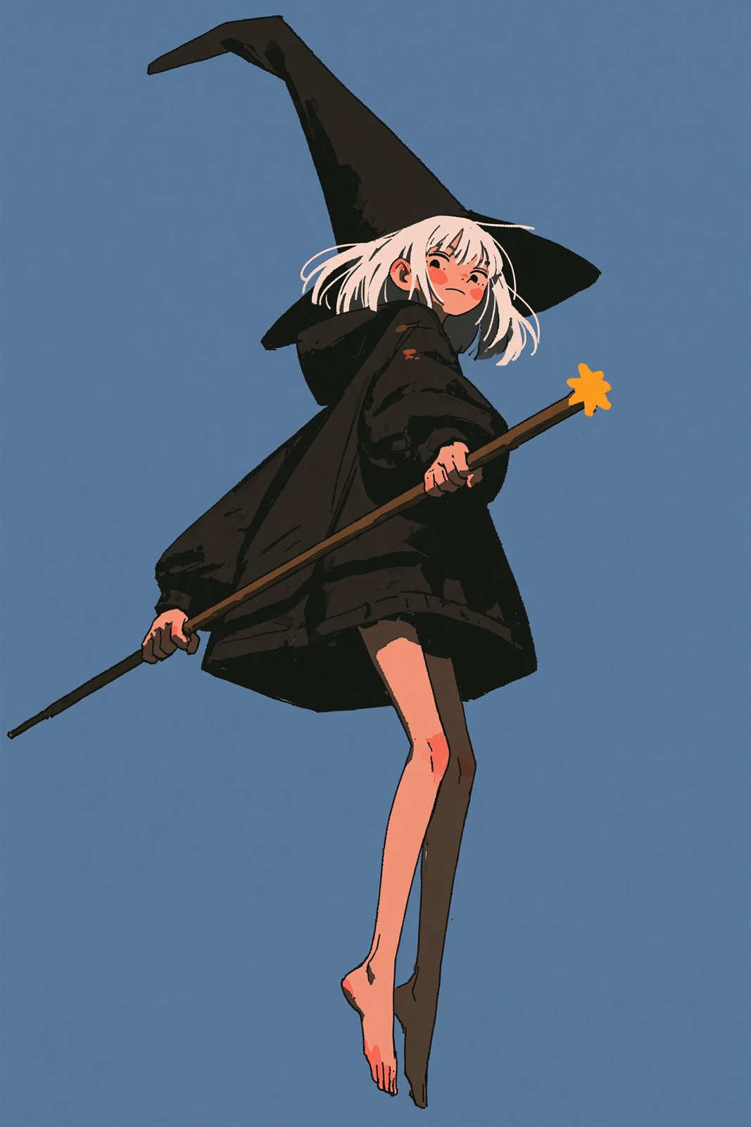 Little Witch in Flight — AI image 2