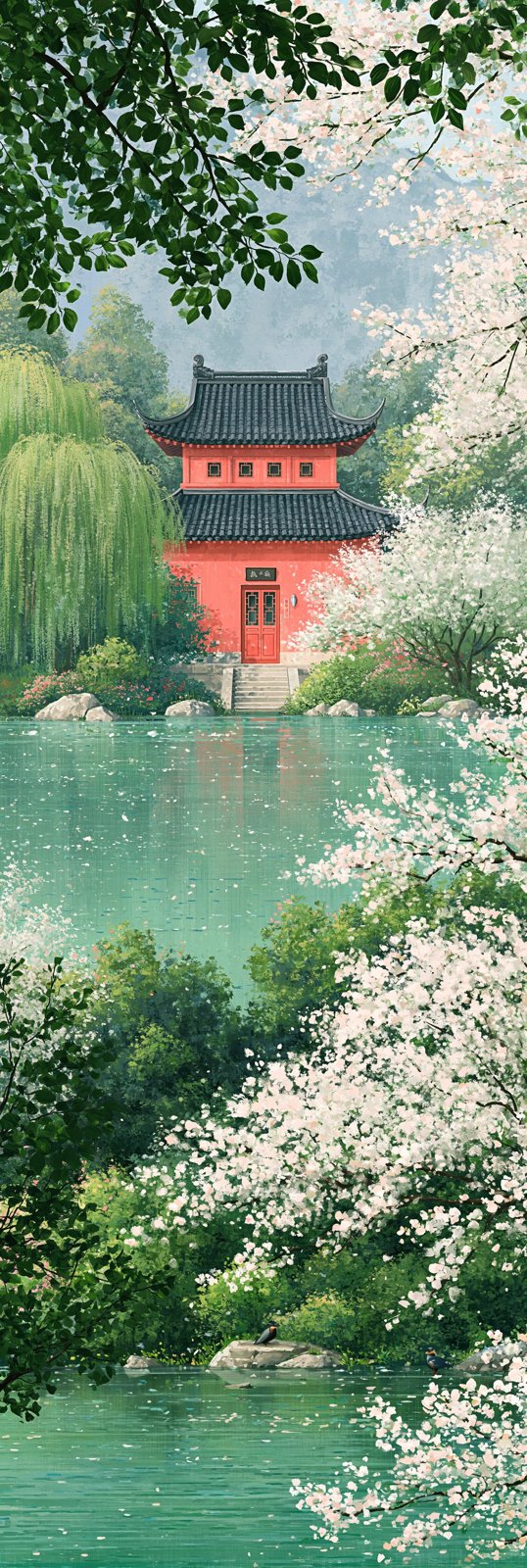 江南水乡长卷 — AI image 2