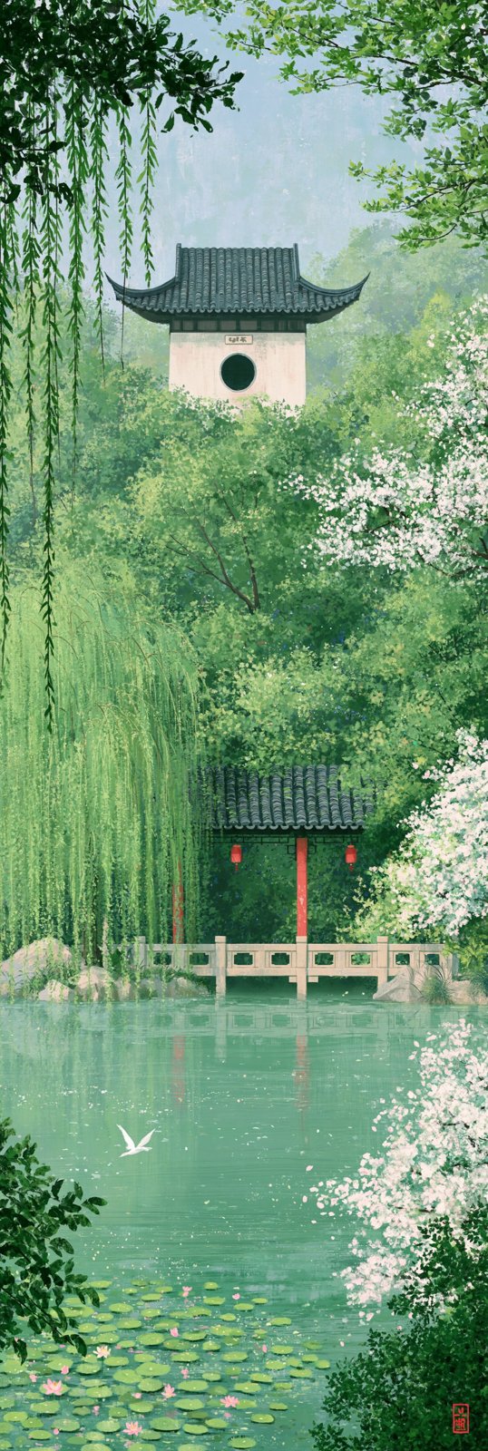 江南水乡长卷 — AI image 3