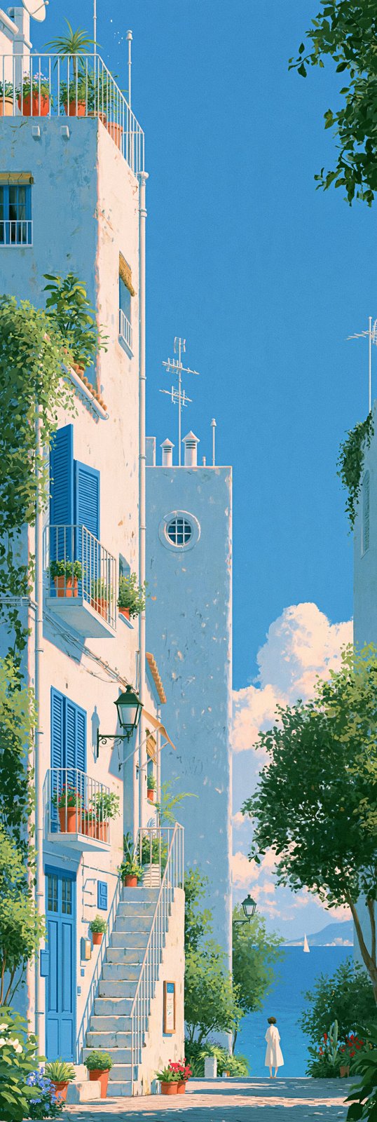地中海小镇 — AI image 4