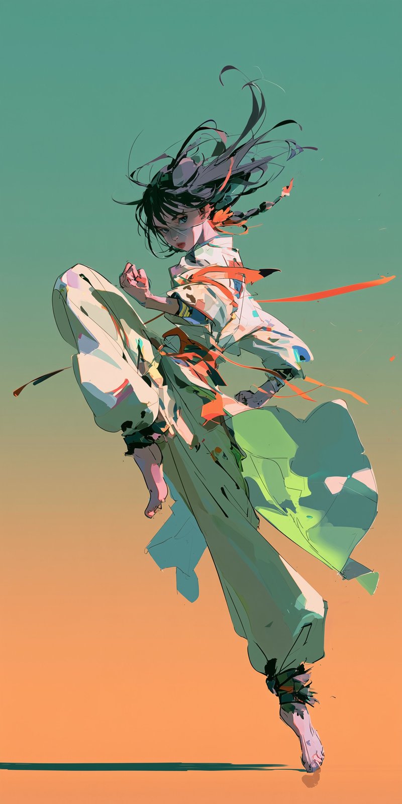 跃动的剑士 — AI image 2