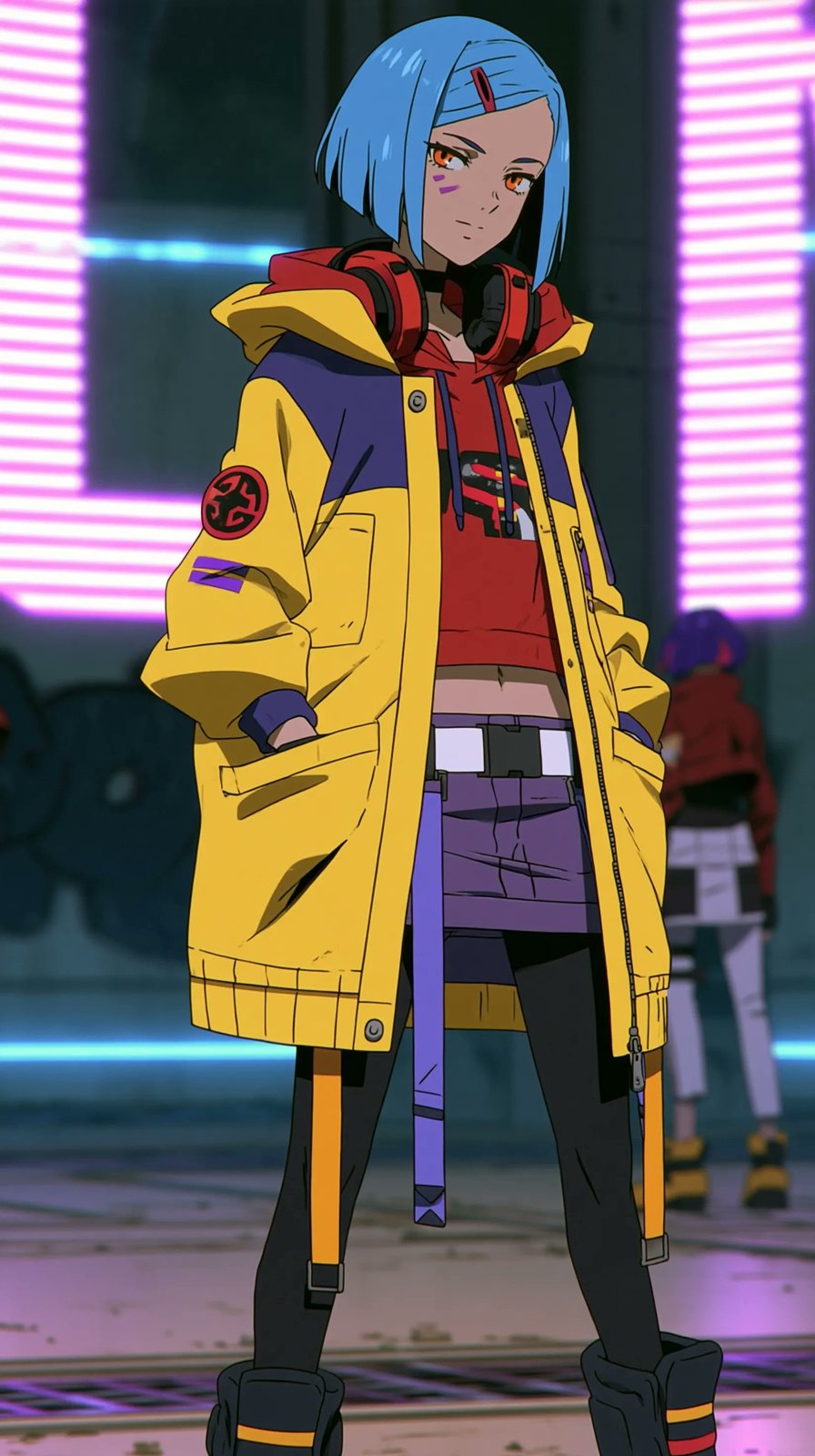 Neon Street Character — AI image 3