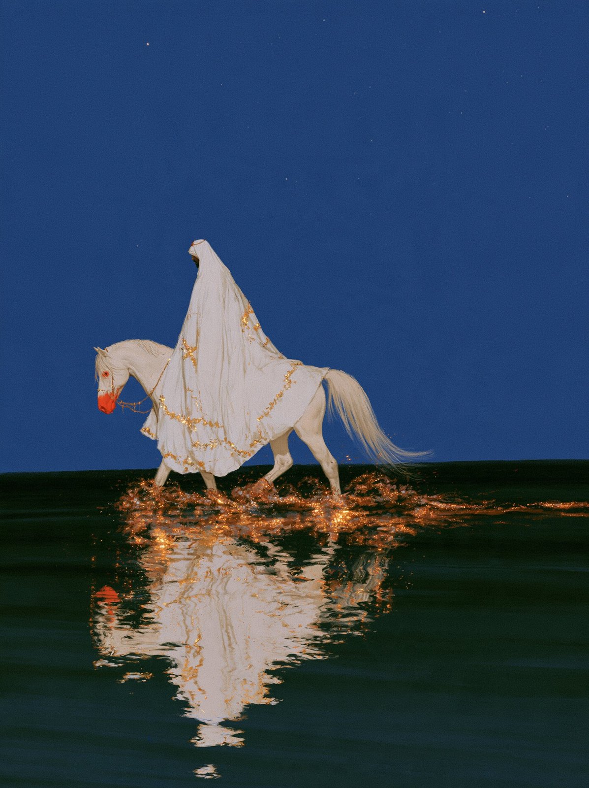 夜色倒影骑行 — AI image 4