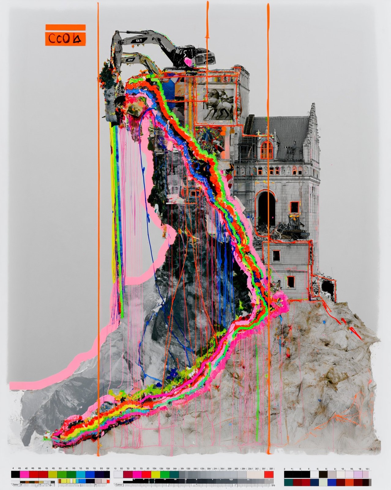 Architecture and Colour Spill — AI image 2