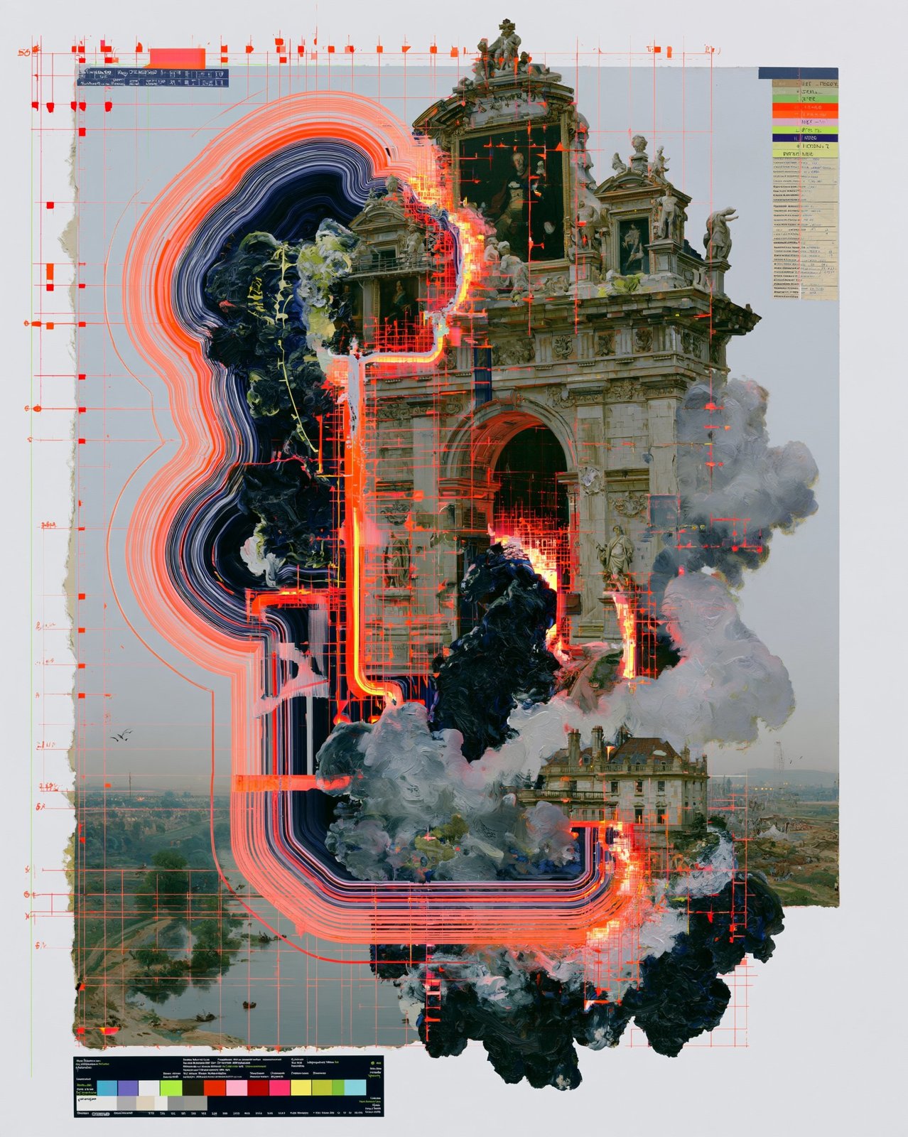 Architecture and Colour Spill — AI image 3