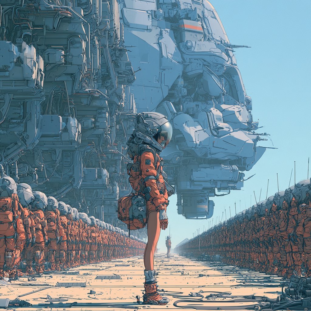 莫比斯风科幻 — AI image 2