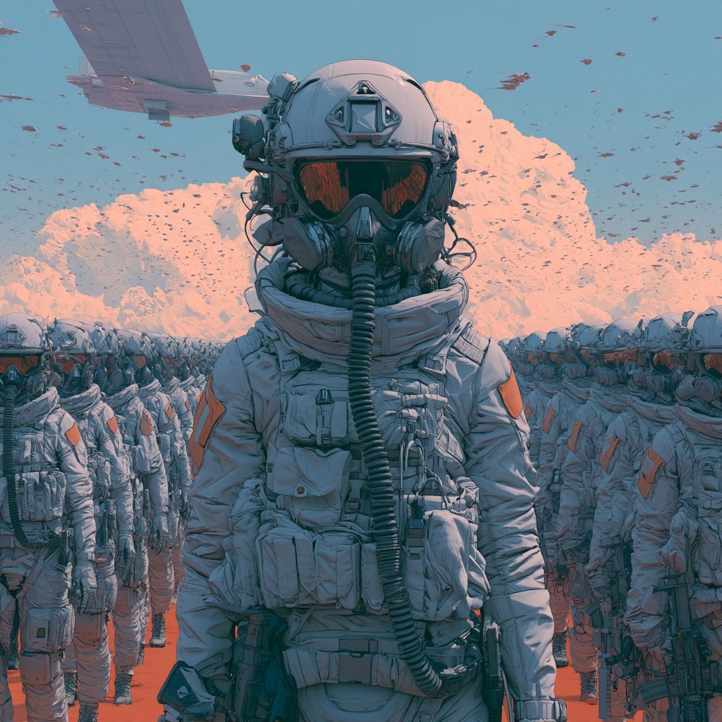 莫比斯风科幻 — AI image 3